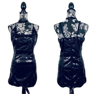 Music Legs Sexy sequined cat 3 piece set Halloween costume size M/L